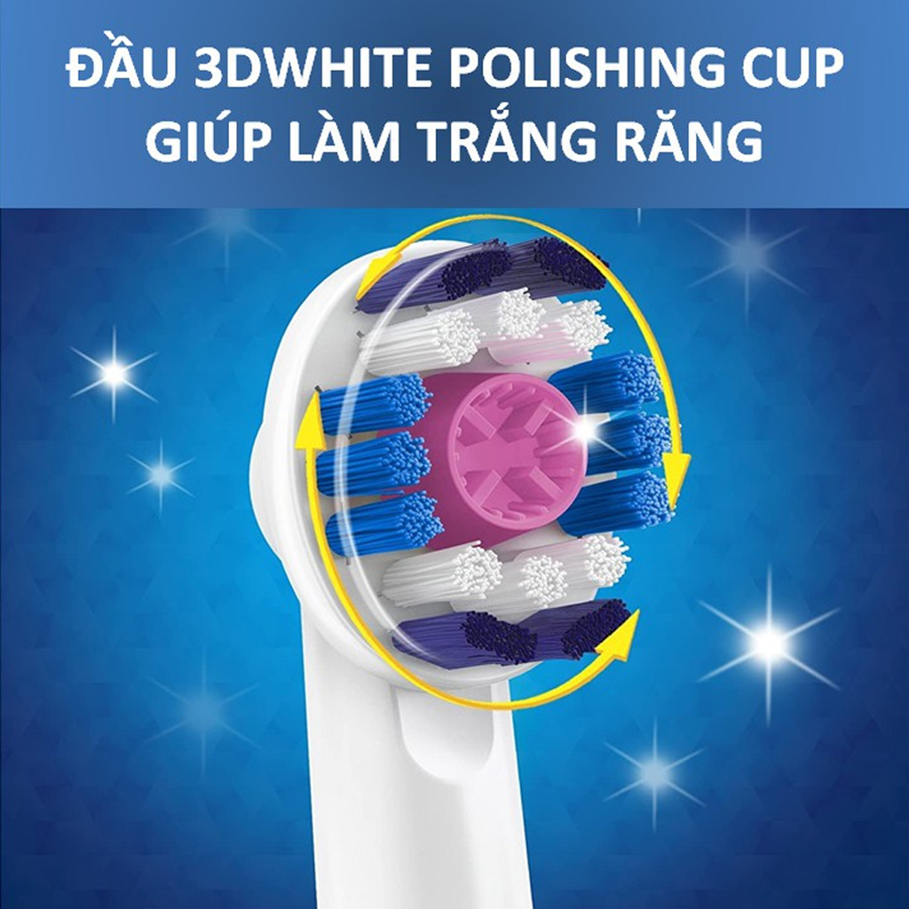 Set Bộ 4 Đầu Bàn Chải Đánh Răng Điện Minh House Cho Máy Oral B, Lông Mềm