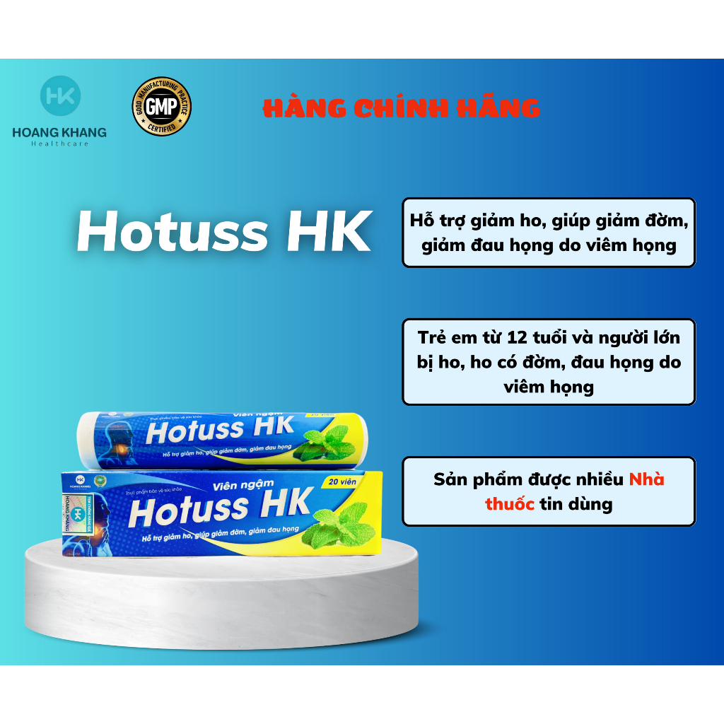 VIÊN NGẬM HoTUSS Mau hết ho.