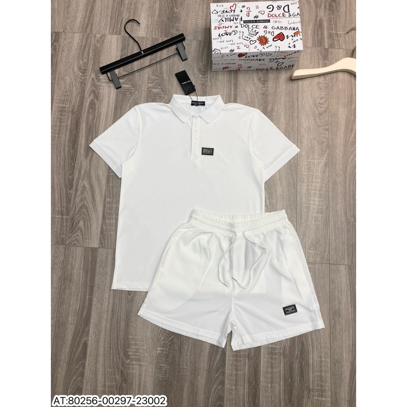 Bộ nam DOLE họa tiết loang thêu vân nổi phong cách trẻ trung from chuẩn