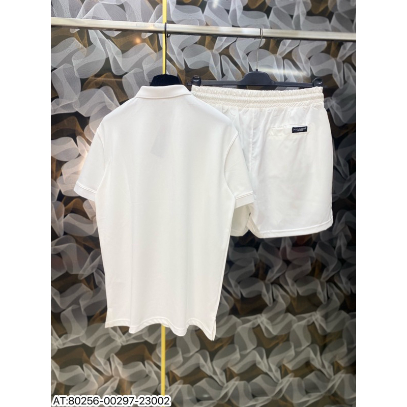 Bộ nam DOLE họa tiết loang thêu vân nổi phong cách trẻ trung from chuẩn