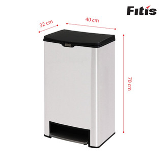 Thùng rác Fitis đạp lớn MEGA 40L