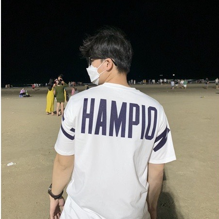 Áo thun cotton Champion Biglogo