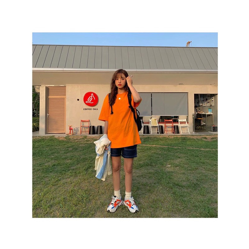 Áo thun áo phông form rộng nam nữ cotton freesize chữ Beccgirl - Chinchinsu