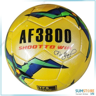 Quả banh bóng đá futsal akpro af3800 vàng