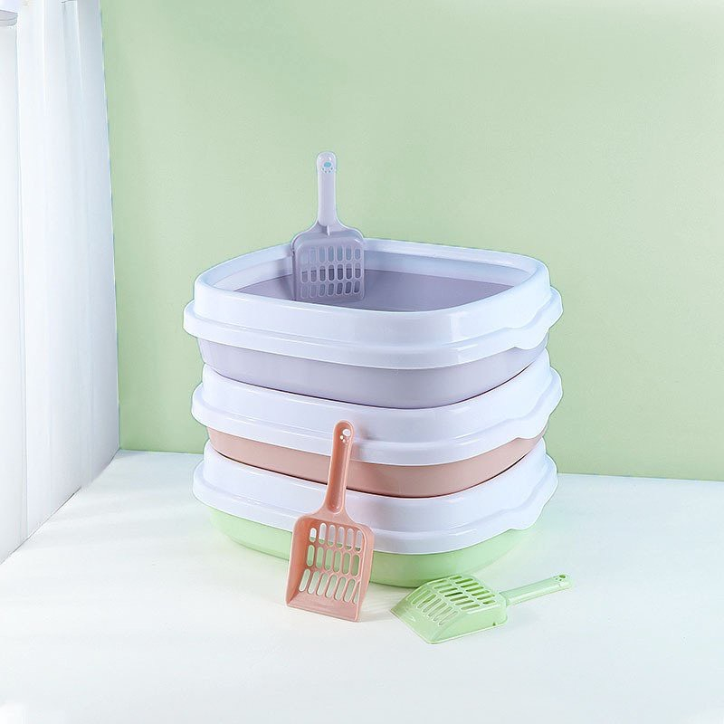 Khay Cát Mèo Cao Cấp,Nhỏ Gọn Rất Tiện Lợi 40x32x12cm