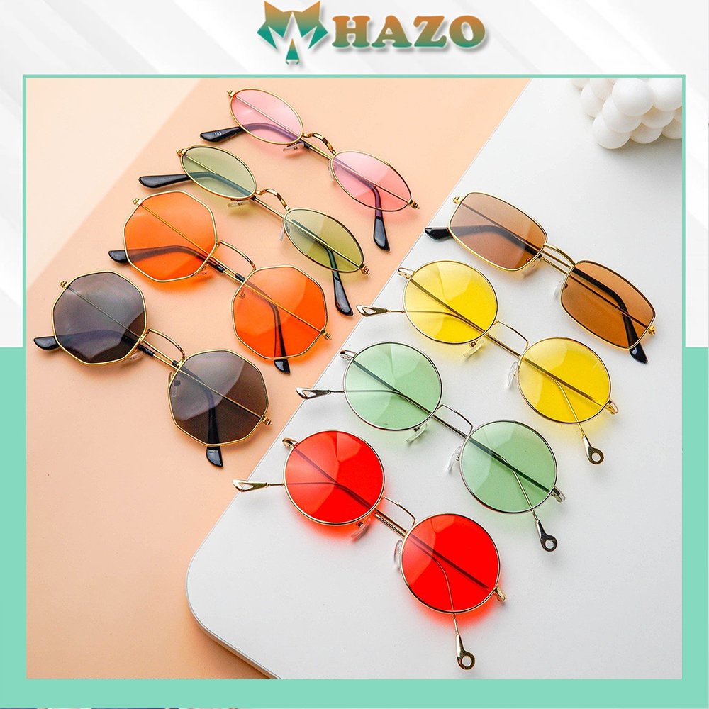 Mắt Kính Thời Trang Phong Cách Ulzzang Retro Nhiều Form Dáng Màu Sắc Hot Trend