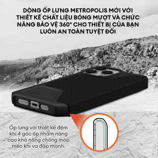 Ốp Lưng UAG METROPOLIS Cho iPhone 14 [6.1 INCH]