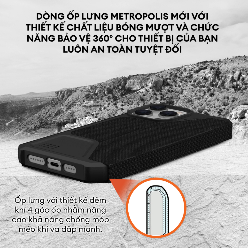 Ốp Lưng UAG METROPOLIS Cho iPhone 14 Plus [6.7 INCH]