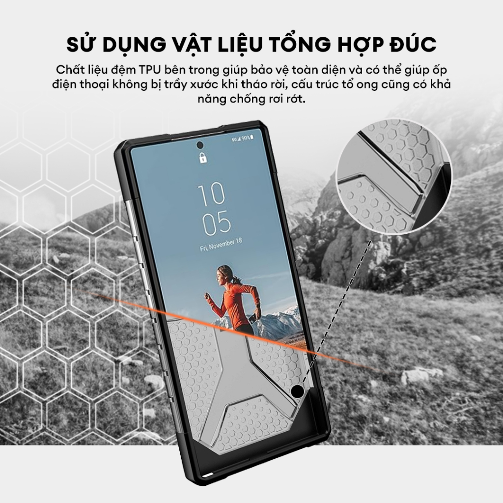 Ốp lưng UAG Plasma cho Samsung Galaxy S23 Ultra/S23 Ultra 5G [6.8-inch]