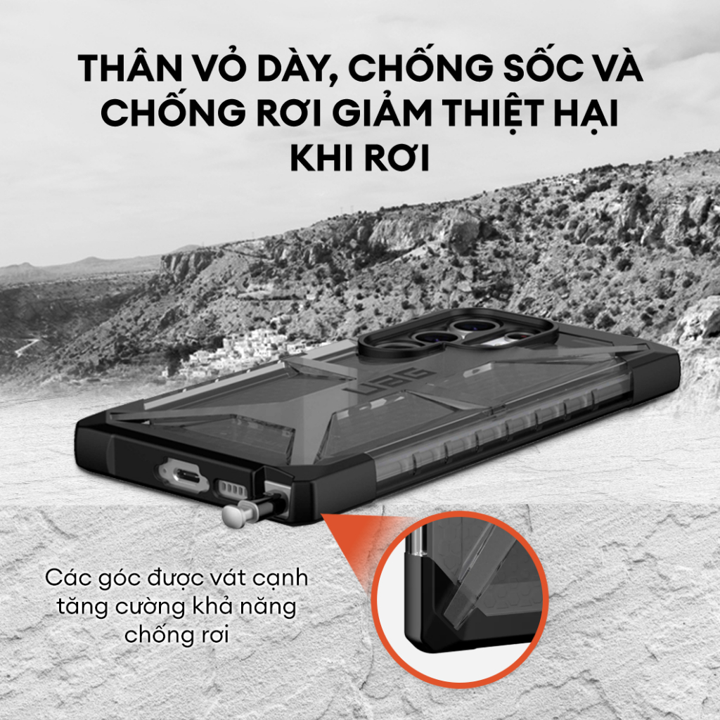 Ốp lưng UAG Plasma cho Samsung Galaxy S23 Ultra/S23 Ultra 5G