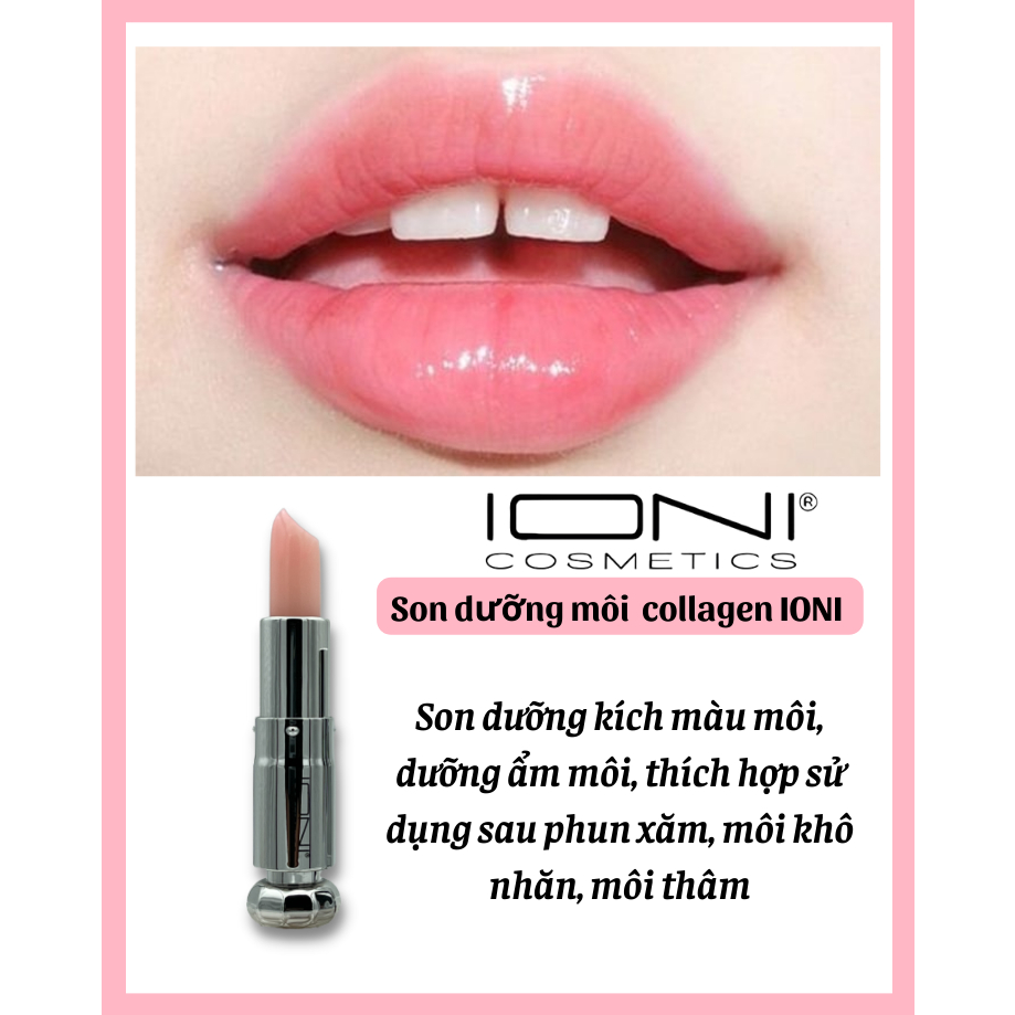 Son dưỡng môi Collagen giảm thâm, kích màu môi sau phun xăm, dưỡng môi căng bóng, mềm mượt– Son USA chính hãng - 3.7gram