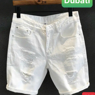 QUẦN JEAN NAM, QUẦN SỌT LỬNG ĐEN TRẮNG THÊU CHỮ WASH RÁCH CHUẨN PHONG CÁCH HOT TREND 2023 - DB 006- DUBATI FASHION