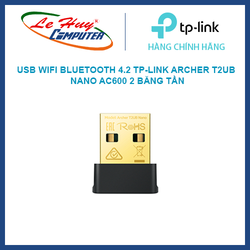 USB Wifi Bluetooth 4.2 TP-Link Archer T2UB Nano AC600 2 băng tần