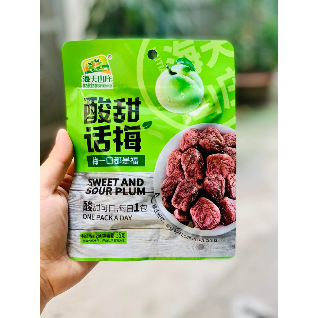 Ô mai trái cây gói mini, nhỏ gọn
