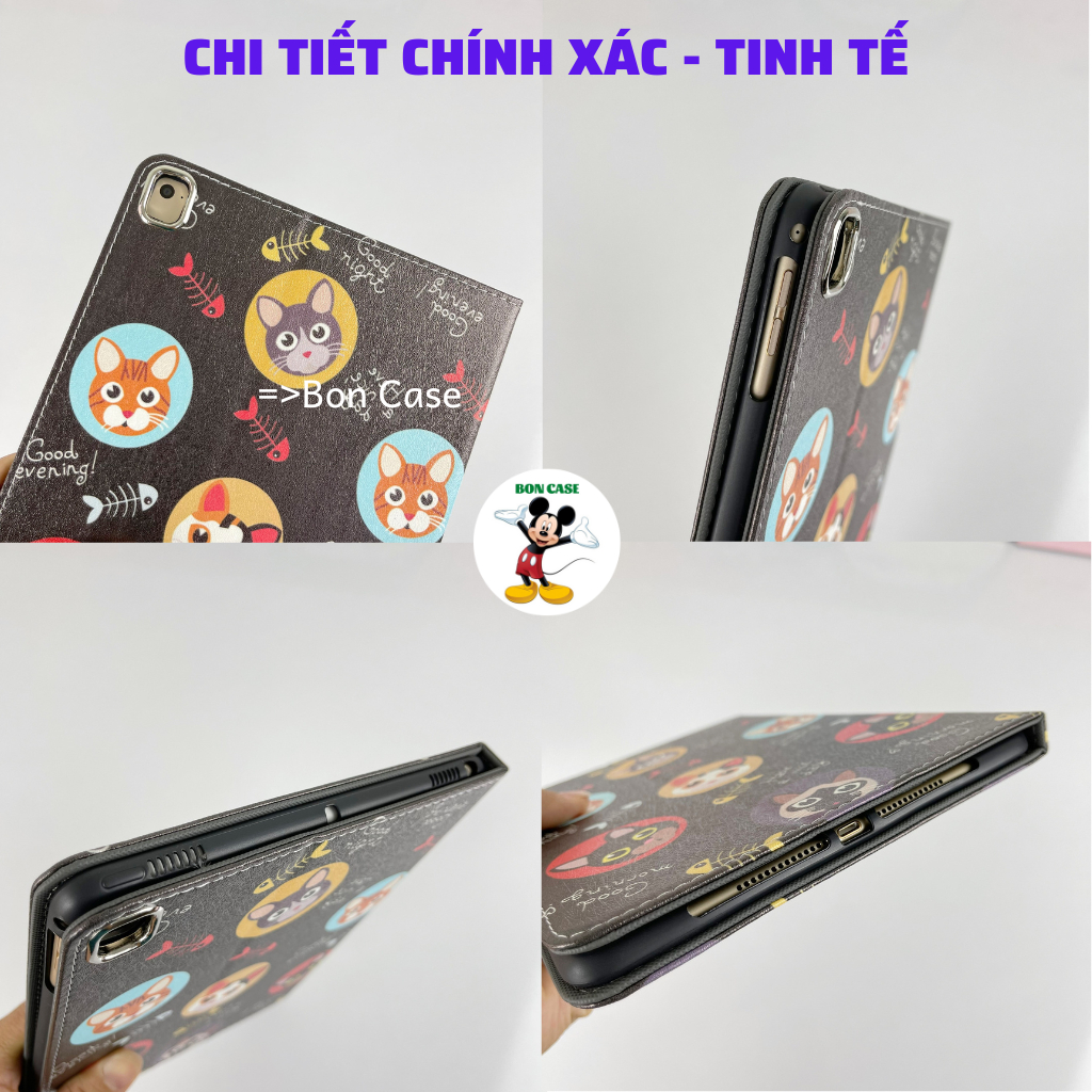 Ốp ipad Silicon Cat said to ốp ipad Gen 5-6-7-8-9 -Pro 11-10.5 -Air 1-2-3-4-5 -Mini 1-2-3-4-5-6-BON CASE