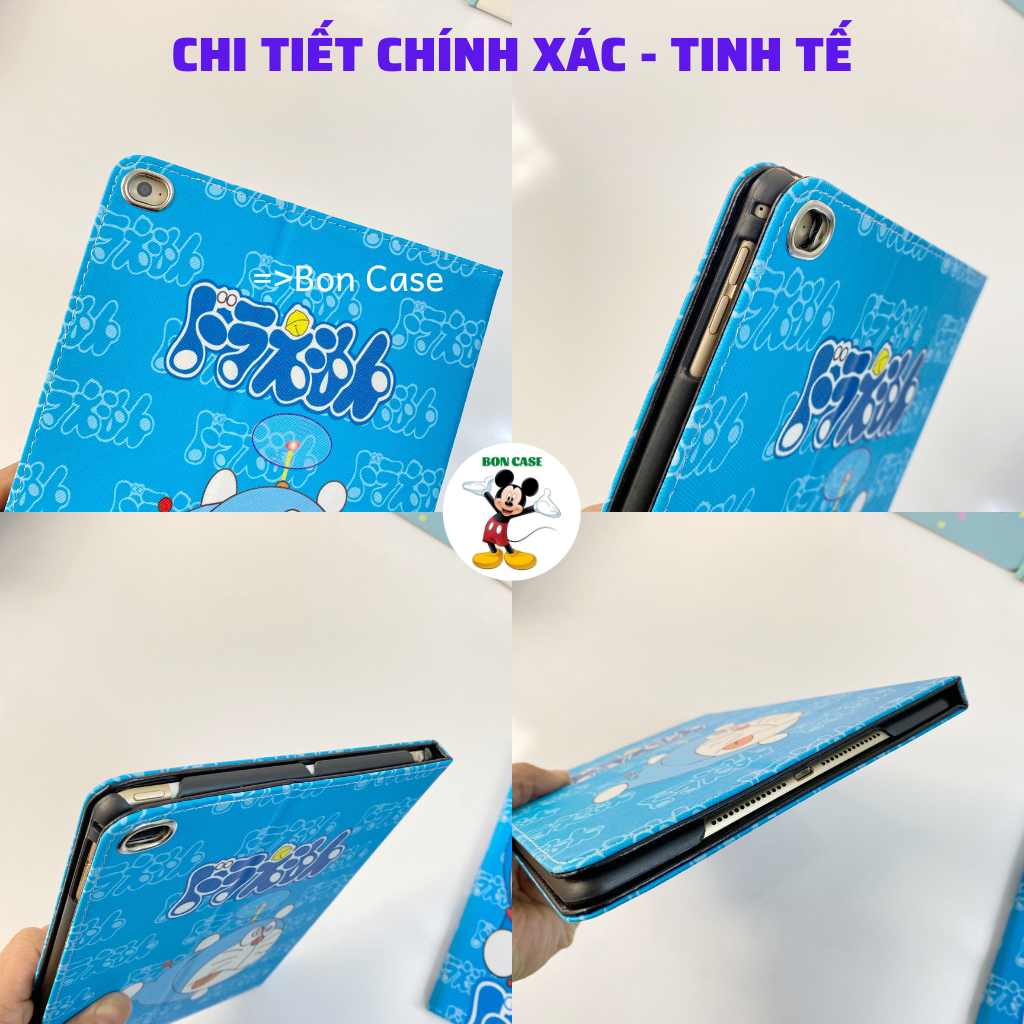 Ốp ipad Doraemon siêu cute ốp ipad Air 1-2-3 - Gen 5-6-7-8-9 - Pro 10.5...BON CASE