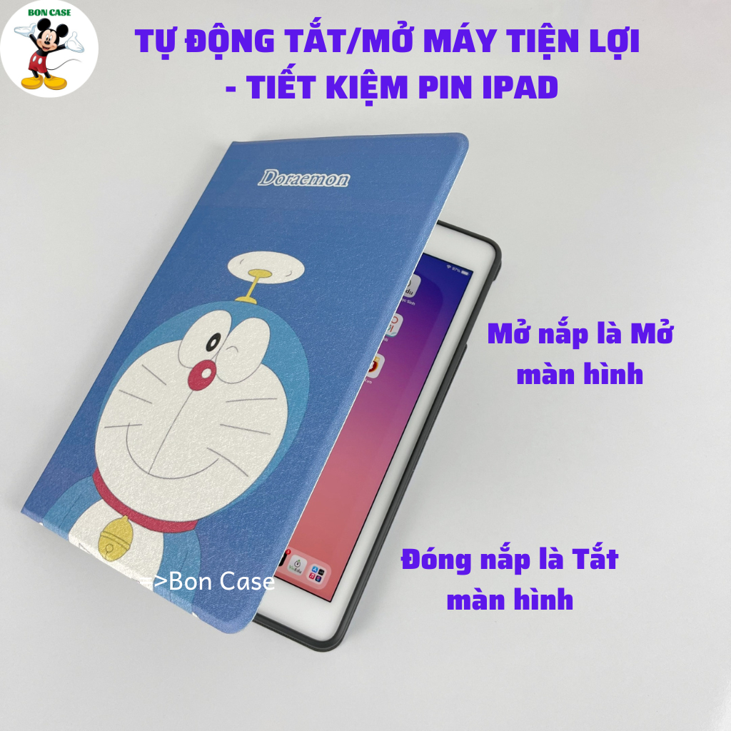 Ốp ipad dẻo Mèo máy ipad Air 1-2-3-4-5 -Gen 5-6-7-8-9-10 -Pro 11/9.7/10.5...BON CASE