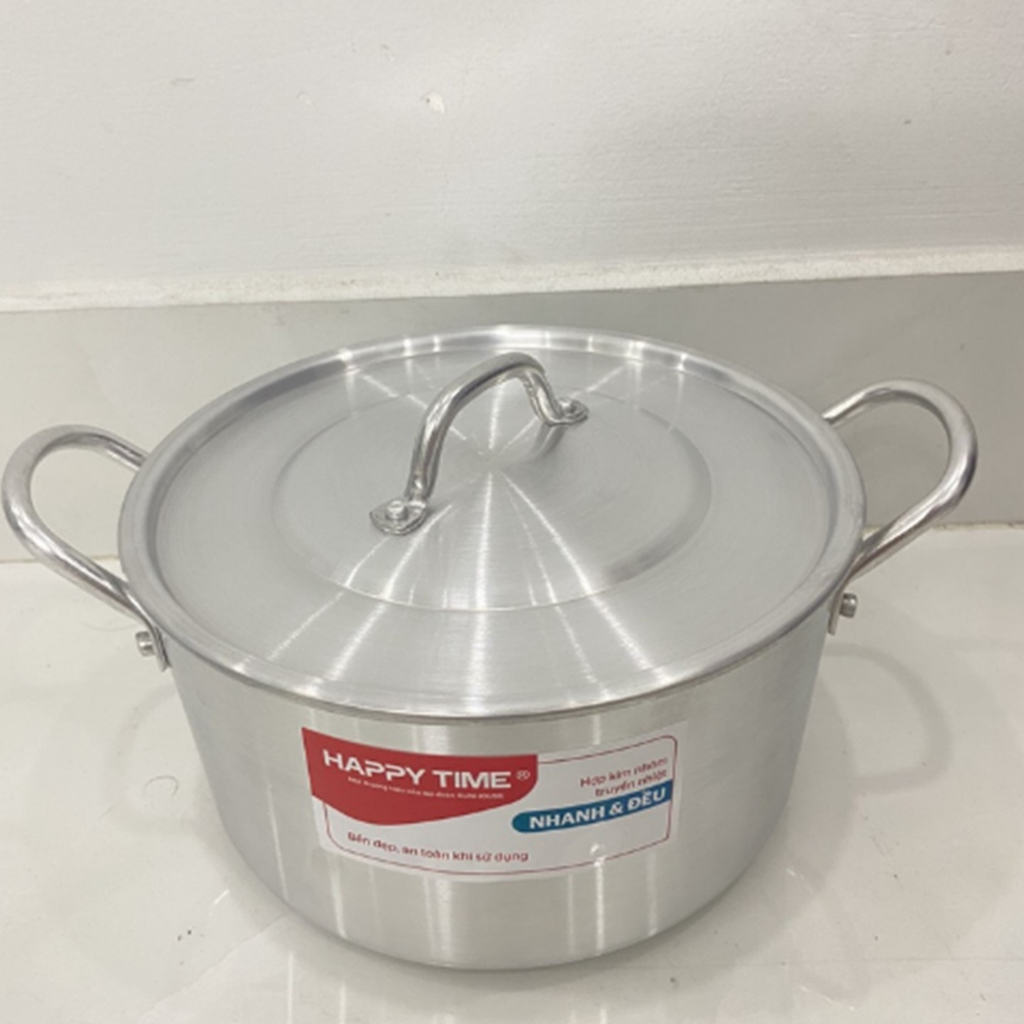 Nồi Nhôm SUNHOUSE Happytime HTP16-HTP329 Size 16đến 32cm)Dùng Trên Bếp Ga Và Bếp Hồng Ngoại Không Dùng Với Bếp Từ-KIMBAO