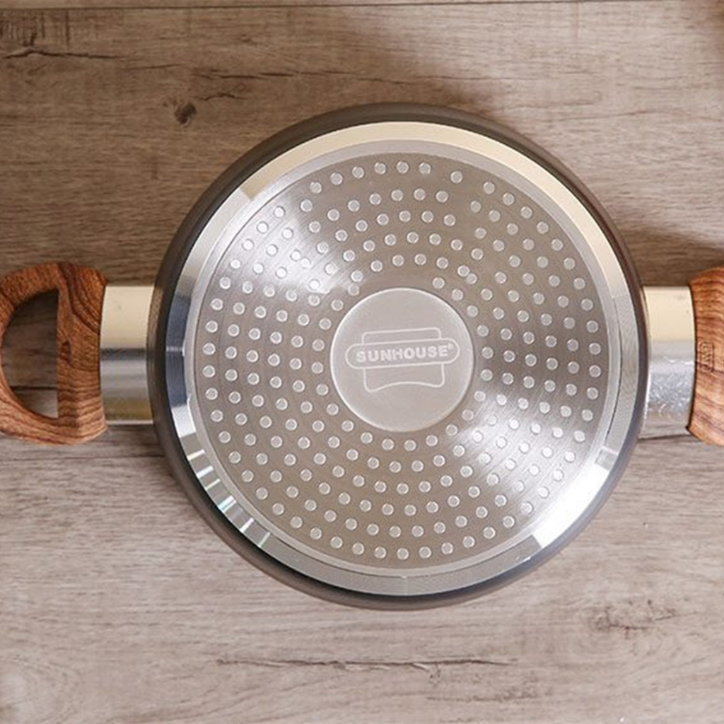 Nồi lẻ Ceramic Sunhouse SHG2018MCA size 18cm sử dụng trên mọi loại bếp-KIMBAO