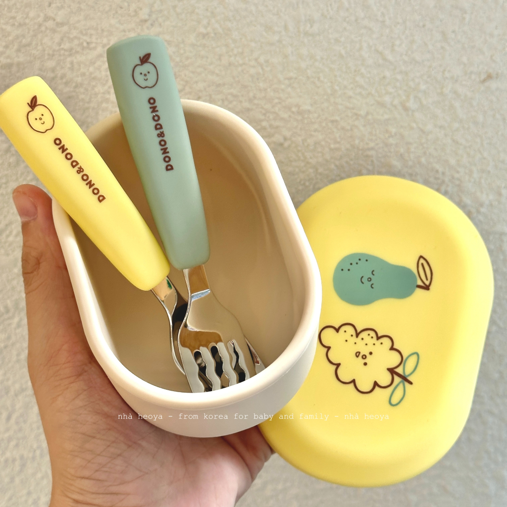 BÁT ĂN DẶM ĐẾ HÍT KÈM NẮP SILICON DONODONO