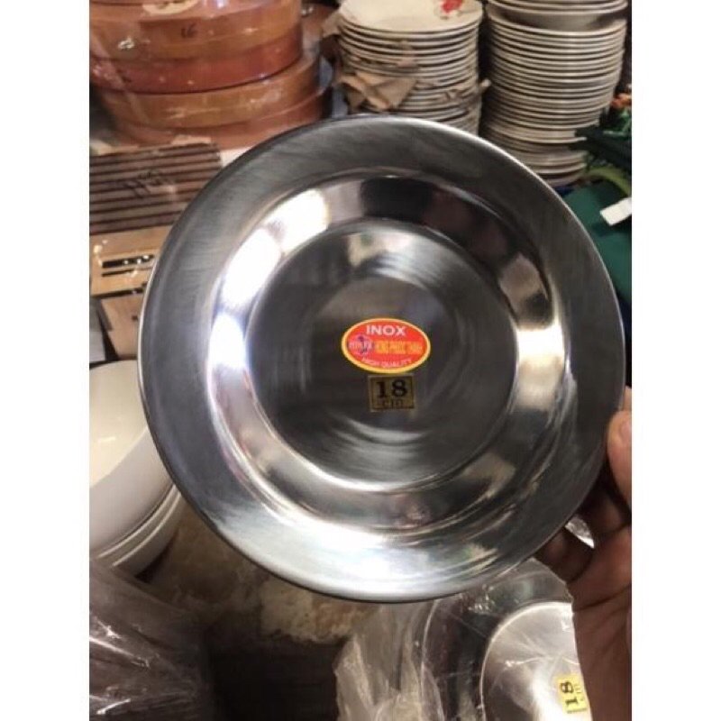 DĨA CẠN INOX NHIỀU SIZE (18-24cm)