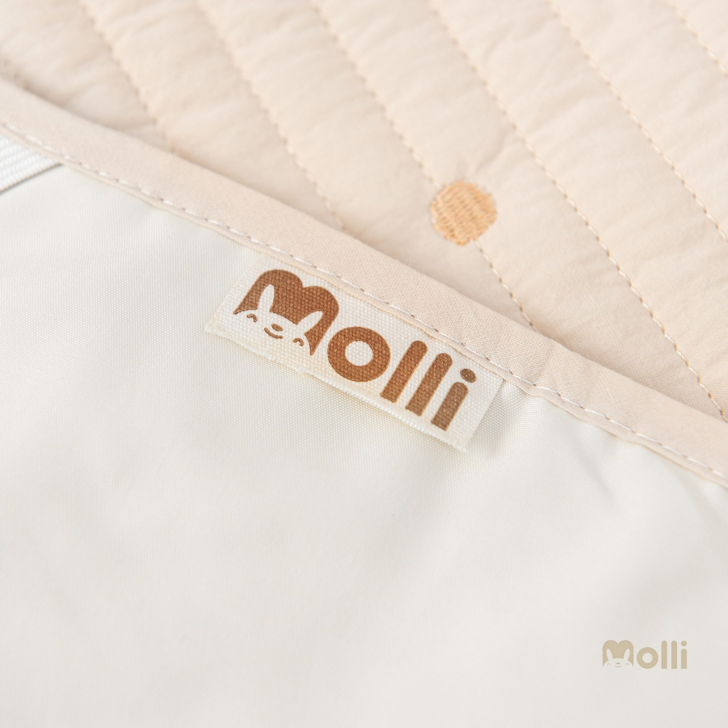 Lót chống thấm giường, cũi kích thước 60x120cm vải Hàn thấm hút mồ hôi tốt cho bé