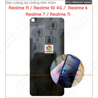 Dán cường lực chống nhìn trộm Realme 11 / Realme 10 4G /  Realme 6 / Realme 7 5G / Realme 7i nano