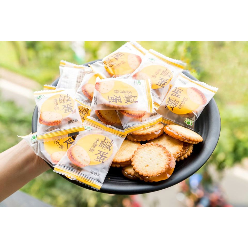 Bánh quy nhân trứng muối Đài Loan 500g