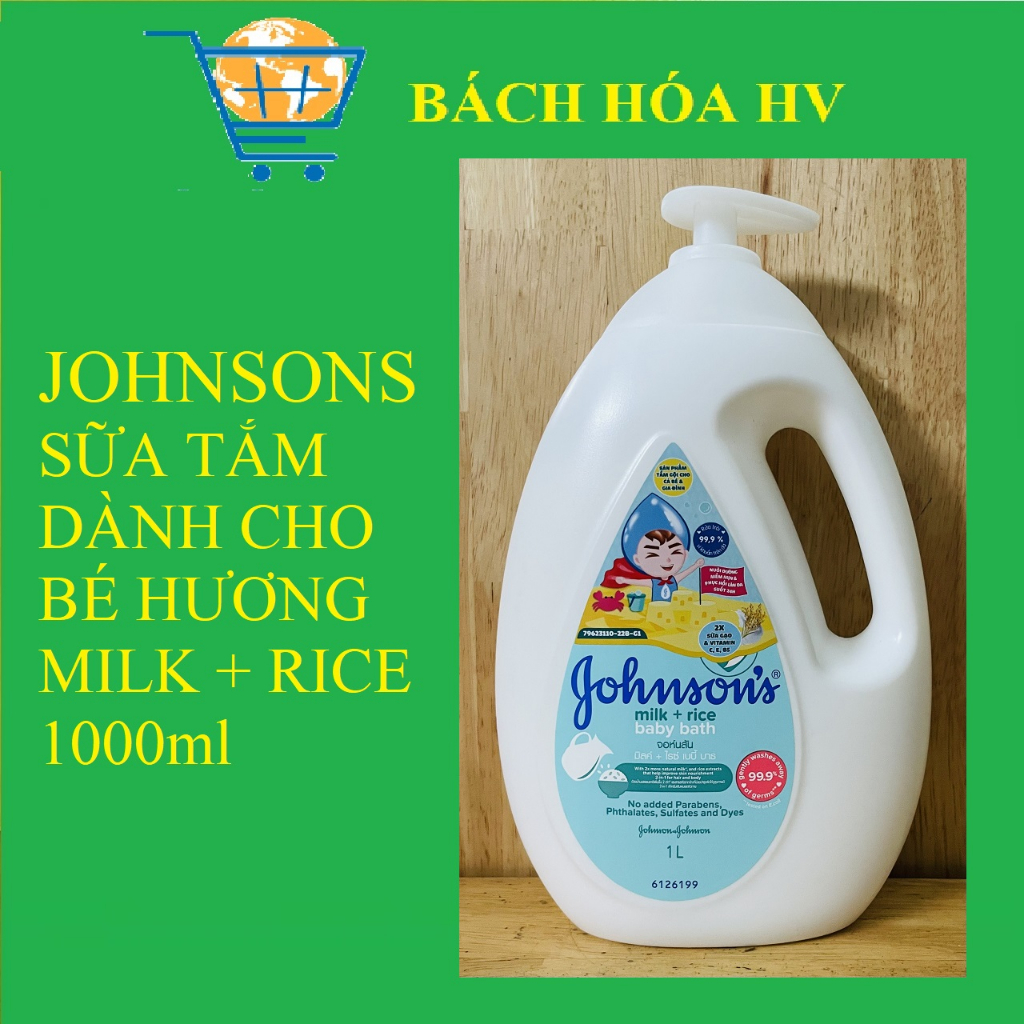 JOHNSON SỮA TẮM 1000 mL  - BACH HOA HV