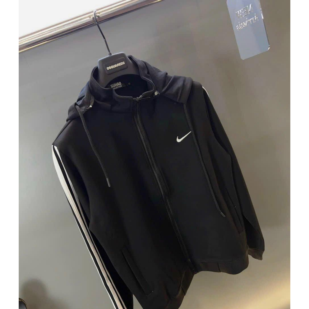 ÁO KHOÁC THỂ THAO NIKEEE THÁO RỜI NÓN