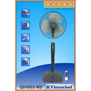 Quạt cây đứng VINAWIND/ quạt cây vinawind/quạt cây điều khiển Điện cơ Thống Nhất 400XMS/400MS/400XPN/400ĐK/400M/400ĐM