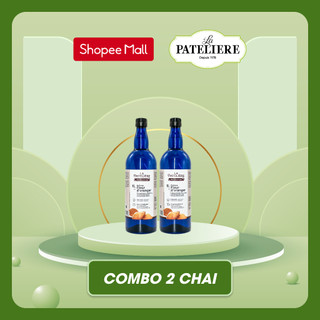 Combo 2 chai Nước hoa cam Lapateliere chính hãng 1 Lit - Nhập khảu trực tiếp từ Pháp