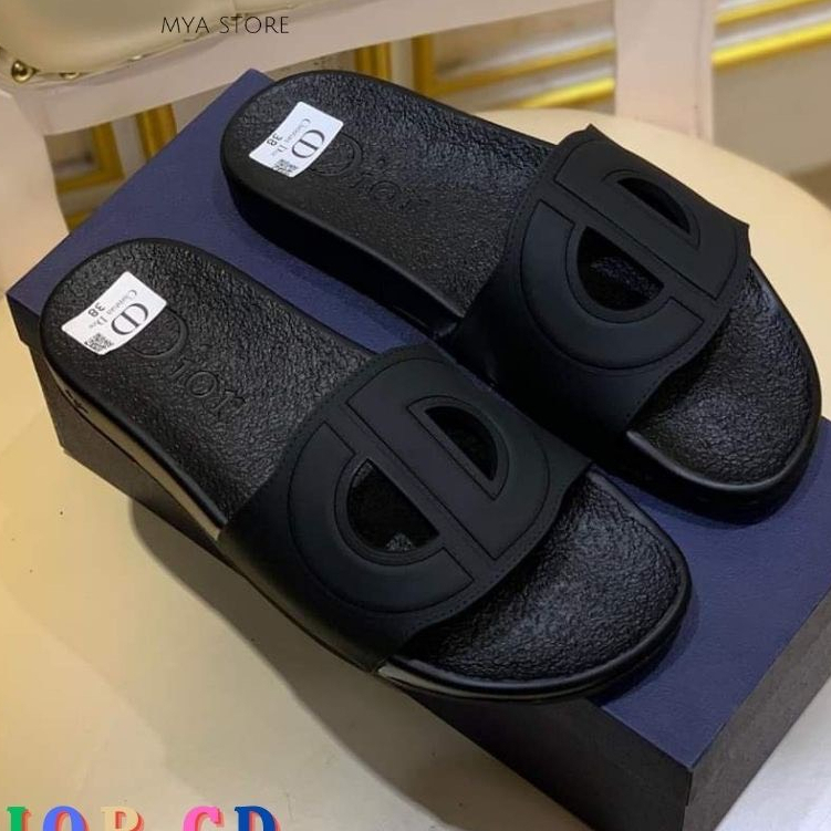 Dép đúc chữ CD nam nữ quai ngang cao cấp, thời trang sành điệu, mẫu mới nhất, hot trend, hithot 2023