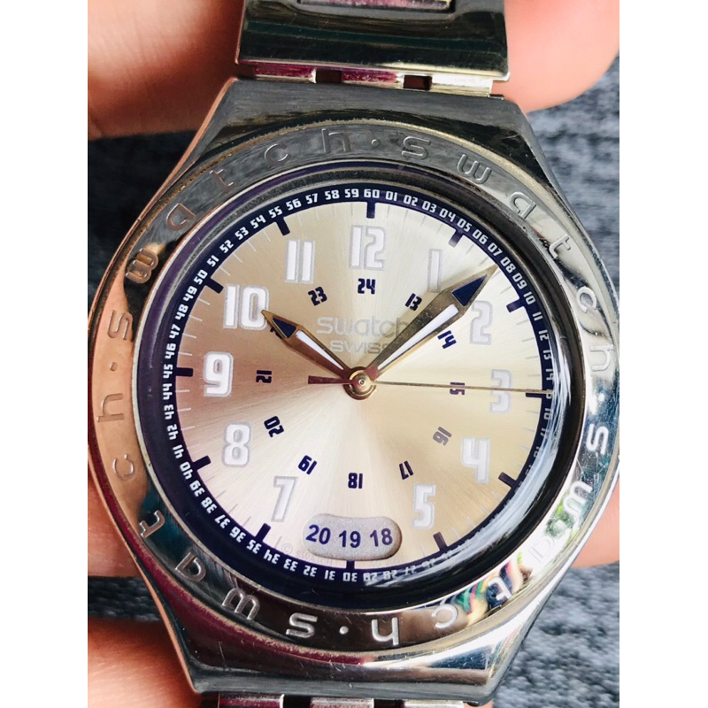đồng hồ nam swatch swiss máy Thuỵ 🇨🇭🇨🇭🇨🇭🇨🇭 dây thép mặt 37mm