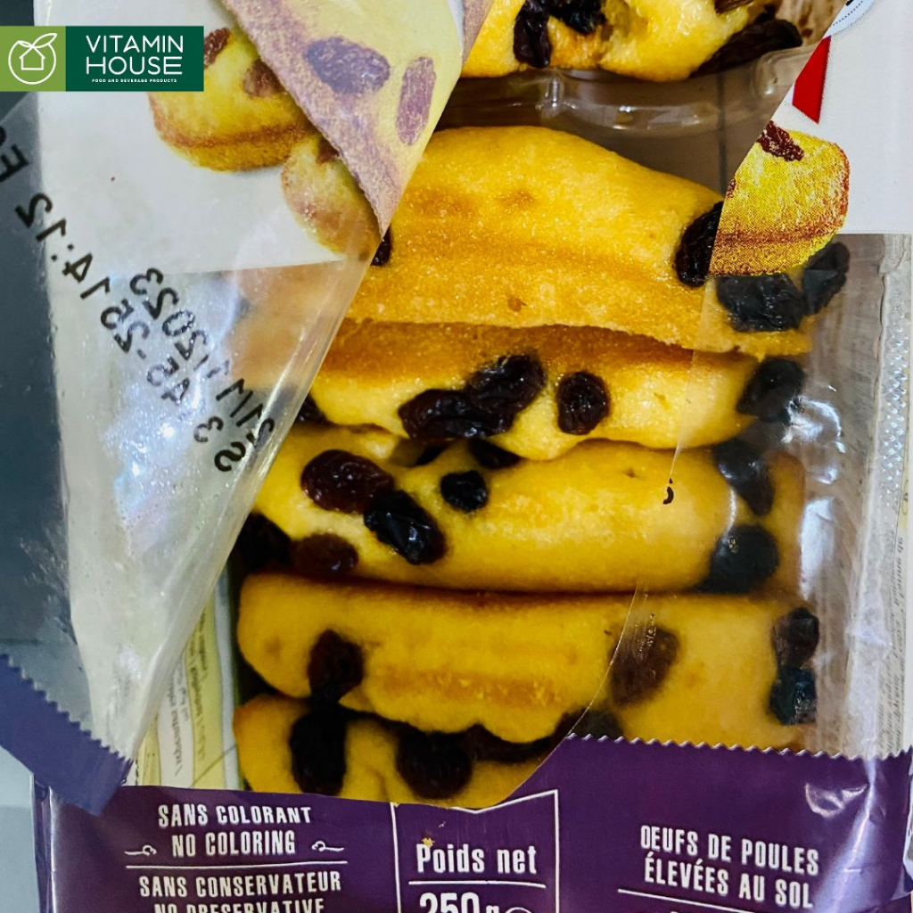Bánh Bông Lan Pháp 250g/500g Lester Bơ/ Nho/ Socola