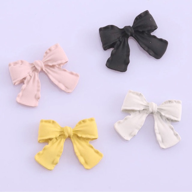 Set 10 charm nơ size to gắn móng tay móng chân