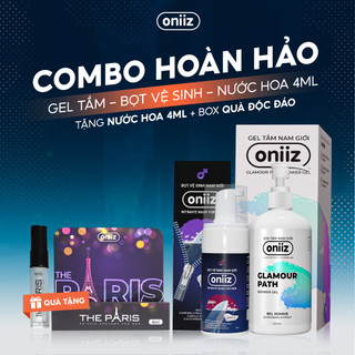 Combo hoàn hảo Bọt vệ sinh nam giới, Sữa tắm hương nước hoa Oniiz - Quà tặng nước hoa dùng thử