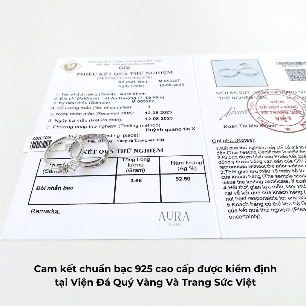 Nhẫn cặp nam nữ Freesize, nhẫn đôi Sweetie Aura-ND2