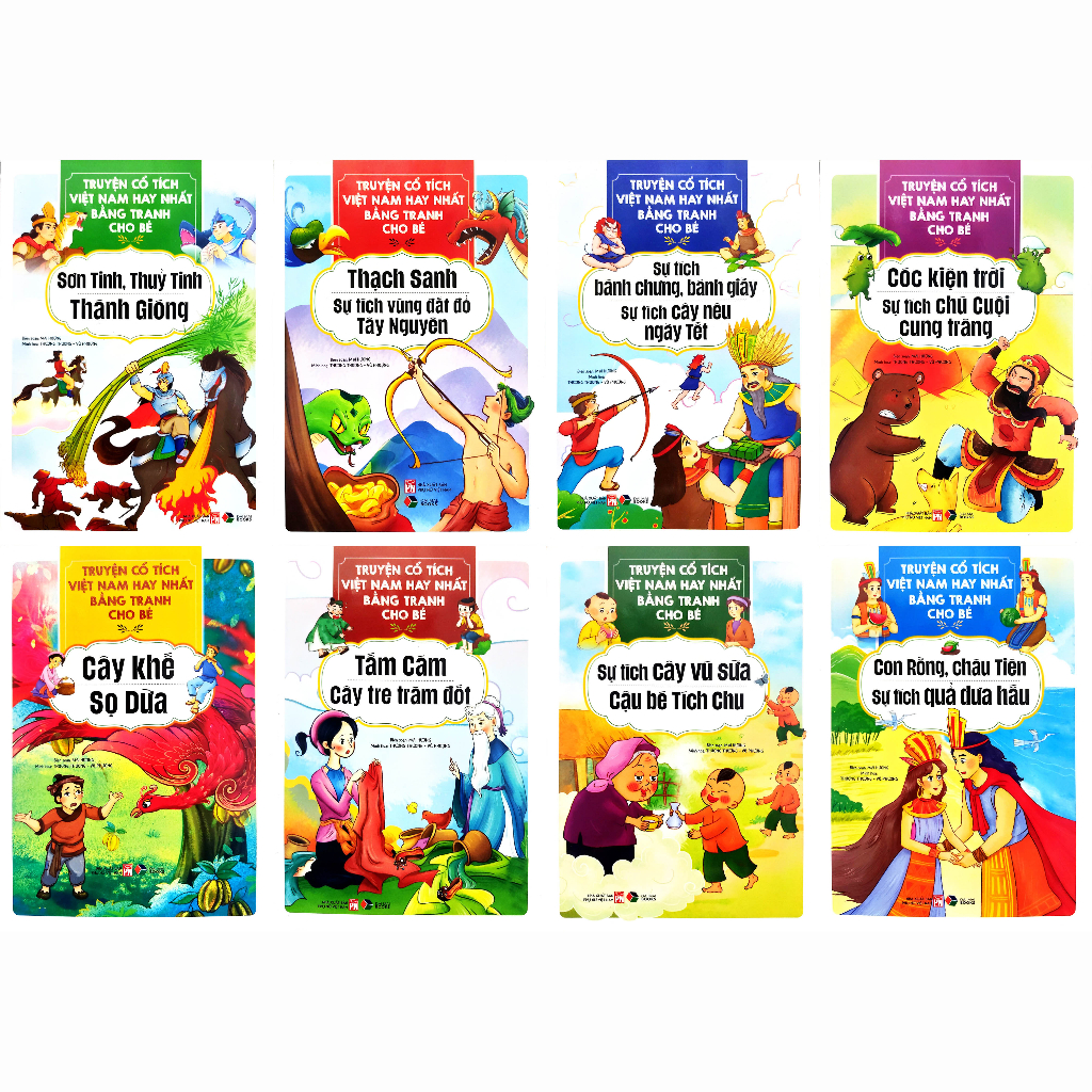 Sách - Truyện cổ tích Việt Nam hay nhất bằng tranh cho bé Đại Mai books