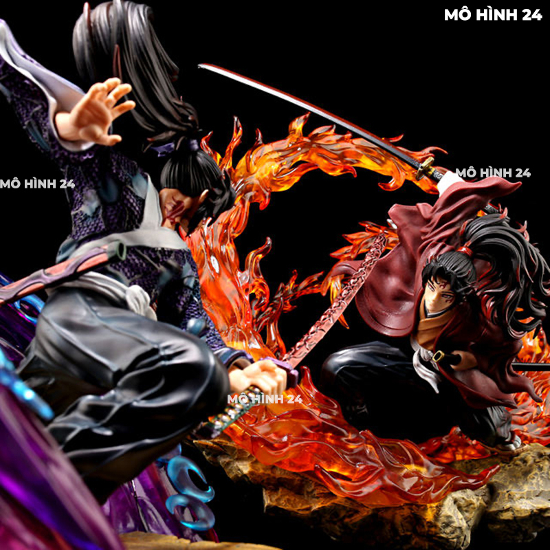 Mô hình nhân vật Yoriichi Kokushibou Yoxko21 decor Demon Slayer kimetsu no yaiba mã Yoxko21 thượng nhất