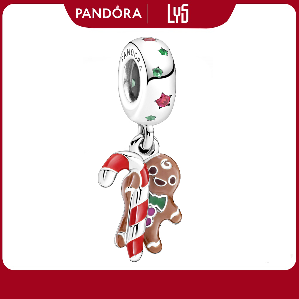 Charm Pandora bạc S925 - Gingerbread Man Giáng sinh Charm 1356