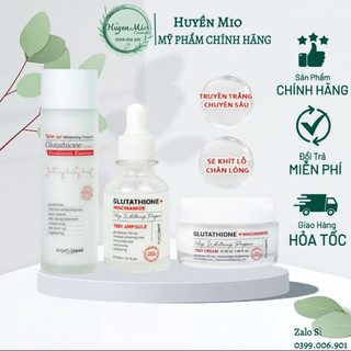 Bộ Dưỡng Trắng Da 7day Glutathione [ Toner - Serum - Kem ] - Huyenmio