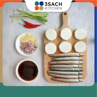 Cá kèo kho củ cải trắng