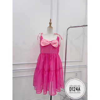 Bigsize Đầm BBD nơ D124a