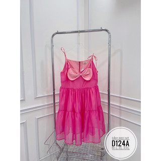 Bigsize Đầm BBD nơ D124a