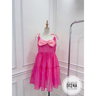 Bigsize Đầm BBD nơ D124a