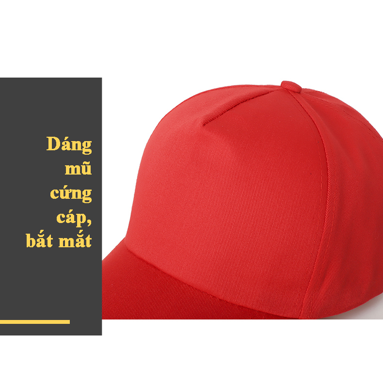 Mũ Lưỡi Trai – MS01 – Mũ Thể Thao Trơn