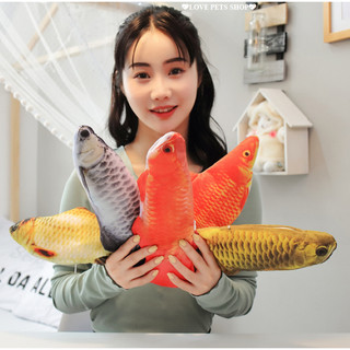 Đồ chơi cho Chó Mèo cá nhồi bông hoạ tiết 3D - Love Pets Shop