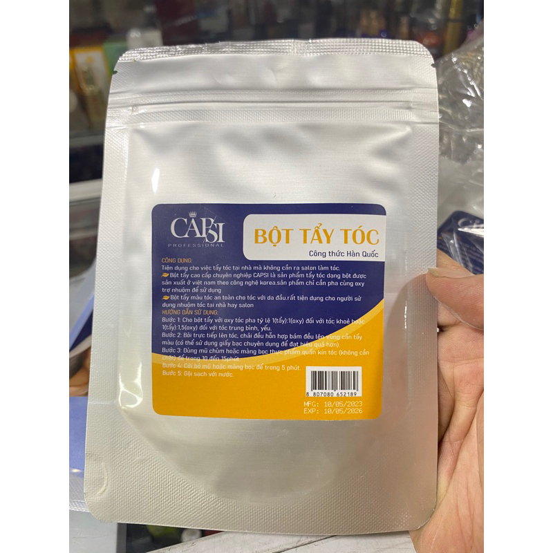 Bột tẩy ,nâng màu sắc tóc collagen VENNUS 10D