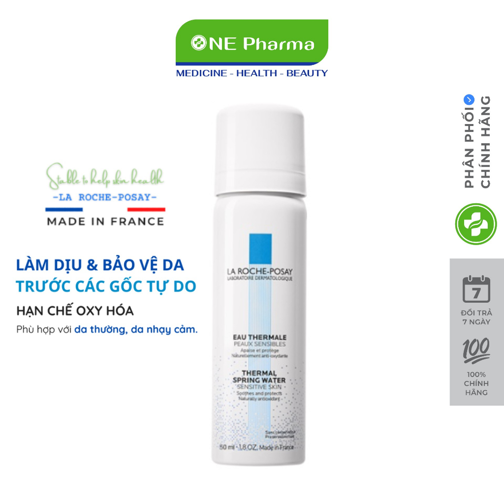 Xịt khoáng La Roche-Posay giúp làm dịu & chống oxy hoá 10ml